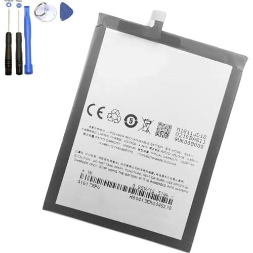 BA811 Battery ForMeizu Meilan 6 T Battery 3300mAh With Repair Tools