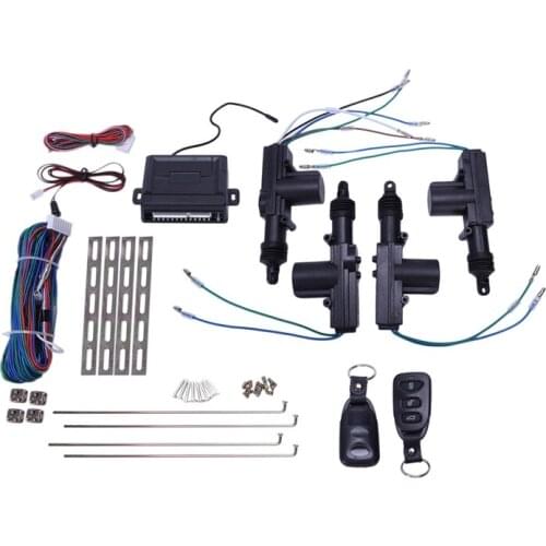 AU04 -Universal Car Power Door Lock Actuator 12-Volt Motor (4 Pack) Car Remote Central Control Locking Keyless Entry System
