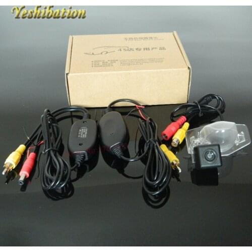 Yeshibation Wireless CCD Reverse Back Up Camera For Honda Jade 2013~2015 Parking Camera License Plate Light