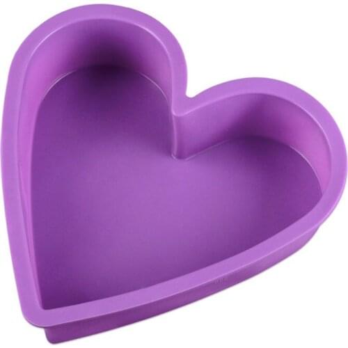 26.5*25.5*5CM Large heart shaped baking mold Silicone fondant cake chocolate mould bakingwear kitchen diy tools