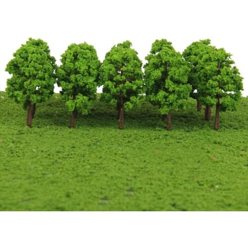 20 Pieces 1/150 Model Trees Train Scenery Architecture Plant Fake Trees for DIY Crafts, Building Model, Scenery Landscape