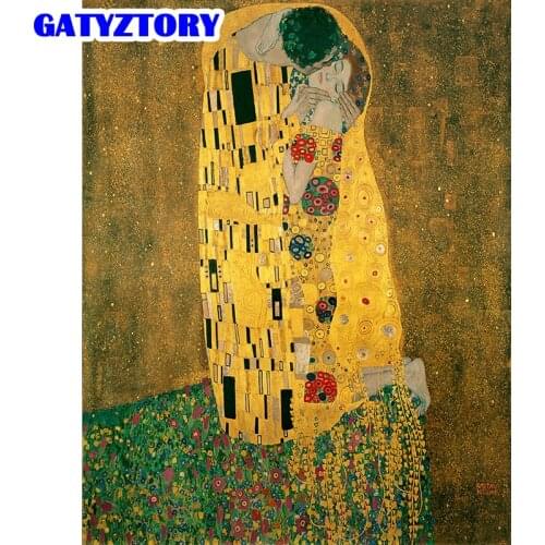 Gatyztory Frame Diy Painting by Numbers Figure Picture Canvas by Numbers Kits for Adults Handpainted Oil Painting for Home Decor