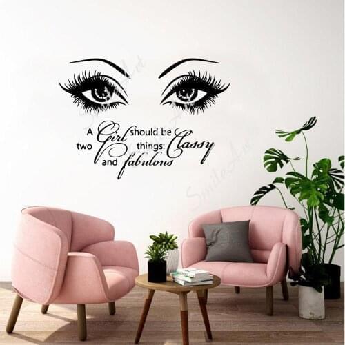 Diy Eyelash Vinyl Self Adhesive Wallpaper For Living Room Kids Room Sticker Mural
