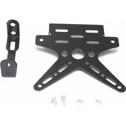 Universal Swallow Tail Motorcycle License Plate Bracket Aluminium Alloy Motorbike License Plate Holder Accessory
