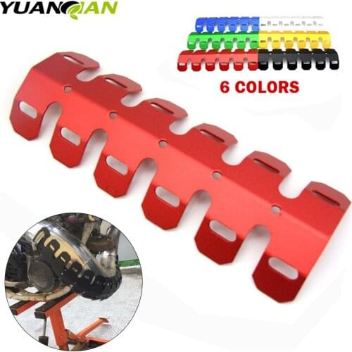 Universal Motorcycle Exhaust Muffler Pipe Leg Protector Heat Shield Cover For Honda Yamaha Kawasaki BMW Ducati 150 SX
