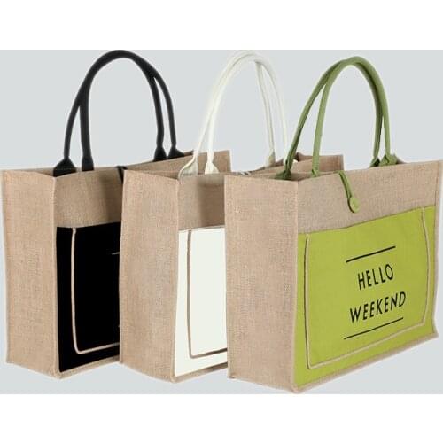 Ladies Fashion Luxury Linen Large Canvas Shoulder Tote Handbag Casual Office Laptop Shopping Beach Pouch Purse Bag Sac For Women