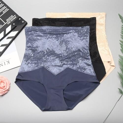 Women High Waist Underwear Shapewear Ultra-Thin Slimming Tummy Control Panty Shapewear Body Shapers panties female