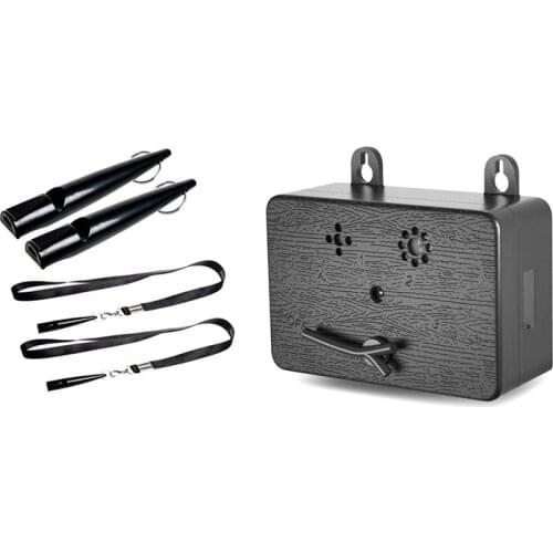 1 Set Dog Training Whistles, Dog Whistle 210.5 with Lanyard & ​1 Set Rechargeable Ultrasonic Dog Bark Control Devic