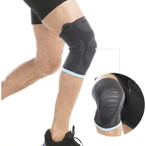 1PCS Knee Brace Knee Support Knee Compression Sleeve Support Elastic Knee Wraps Patella Stabilizer Kneepad with Spring Support