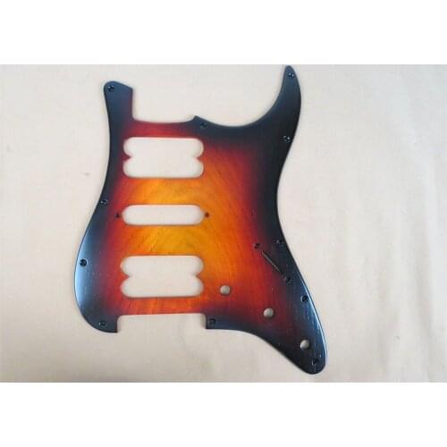 1PCS solid Ailanthus wood STRAT GUITAR HSH Pickguard #3859
