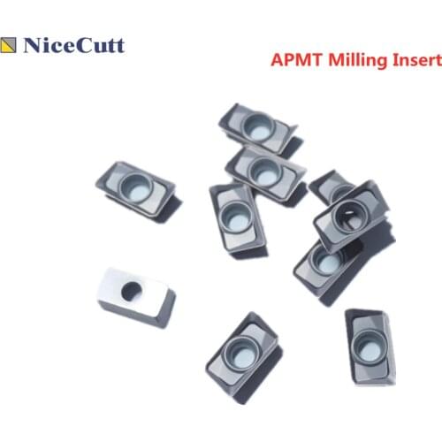 10pcs APMT1135PDR APMT1604PDR Shoulder Milling Inserts Lathe Tools Cutting Indexed Milling Tools For BAP Series Nicecutt
