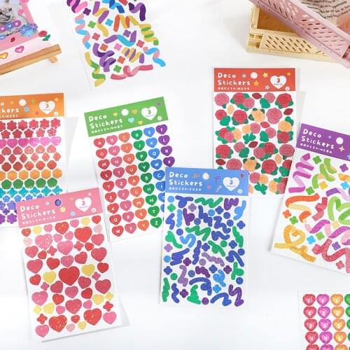 12packs/LOT bright days series stationery sticker creative cute lovely decorarotion self adhesive sticker