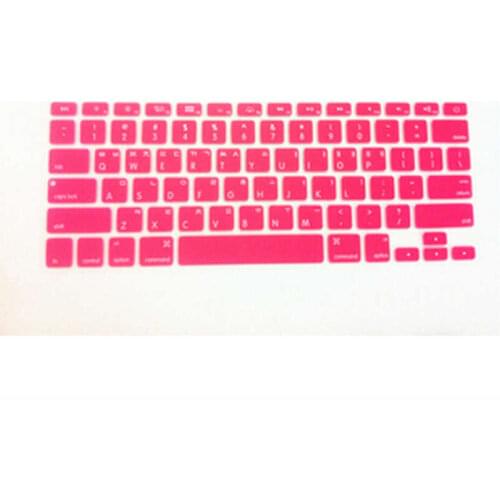 12X Korean Silicone Soft Keyboard Cover Skin sticker protective FILM for apple MacBook Pro air 13 15 17 US layout MEAFO