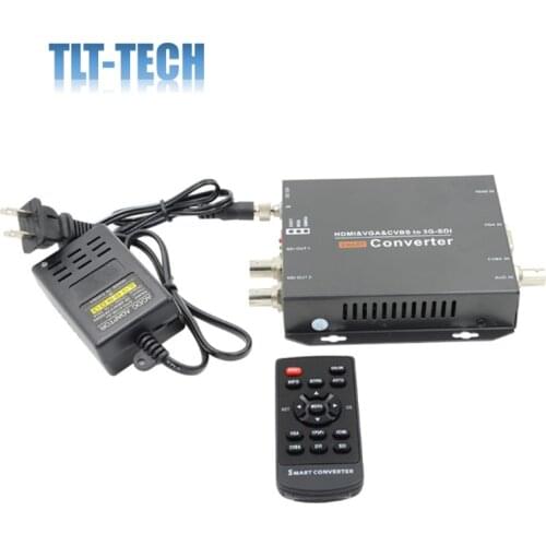 1920x1080@60Hz HDMI VGA CVBS to SD/HD/3G SDI Video Converter CVBS Signal PAL/NTSC with remote control