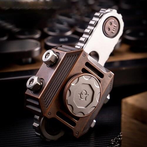 Black Mirror 2.0 Chainsaw Demon Fingertip Spinner Adult Decompression Toy EDC