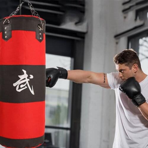 Household Boxing Empty Sandbag Childrens Sanda Hook Hanging Muay Thai Auxiliary Equipment Gym Weight Loss Shaping Accessories