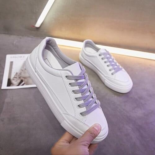 Women canvas shoes female leather fashion sneakers leisure flat stitching woman vulcanize shoe Zapatos De Mujer U20-47