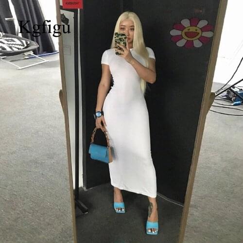 KGFIGU White Summer Dresses