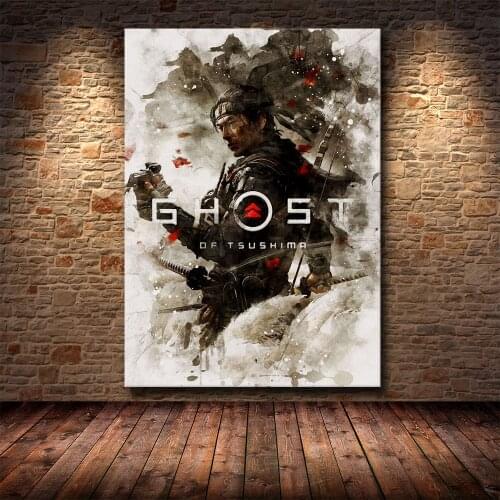 Ghost of Tsushima Posters And Print Wall Art Canvas Painting Famous Painting Art for Living Room Cuadros Decor