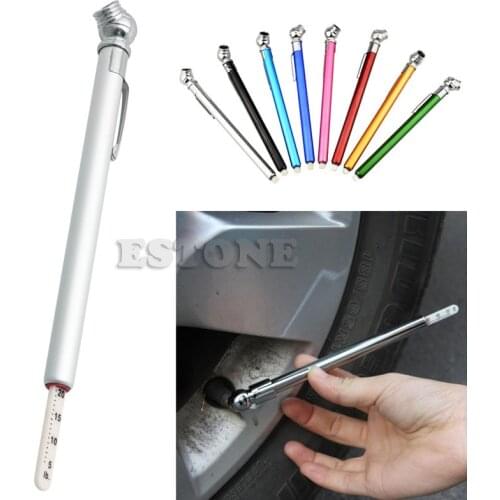 2019 New 2018 Mini 5-50LBS Auto Vehicle Car Motor Tyre Tire Air Pressure Test Meter Gauge Pen Drop shipping new