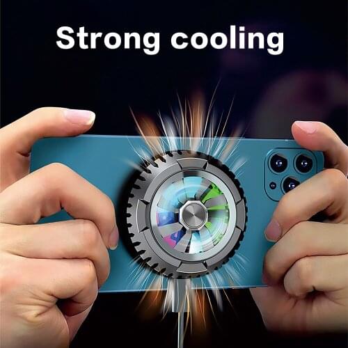 Portable Universal Magnetic Semiconductor Mobile Phone Cooler Game Cooling Fan Cooler iPhone Samsung Xiaomi Mobile Phone/Tablet
