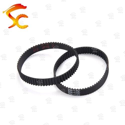 10PCS GT2 Timing belt 140-2GT in closed loop GT2 140 Length=140mm Teeth=70 width=/3/6/6.5mm for 3D printer