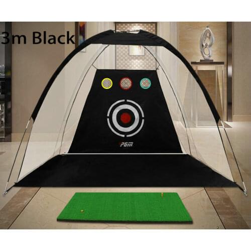 Golf Cages Indoor Outdoor Foldable Golf Practice Net Golf Hitting Garden Grassland Practice Golf Equipment Golf Training Aids