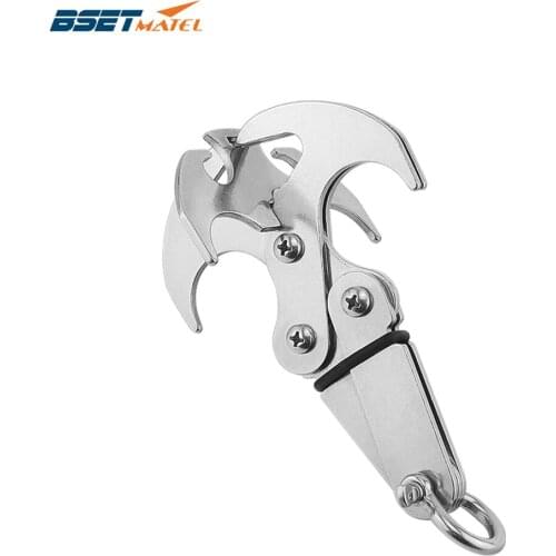 Folding Gravity Hook Outdoor Foldable Grappling hook Climbing Carabiner Claws Survival Rescue EDC Tool Key Chains Camping Travel