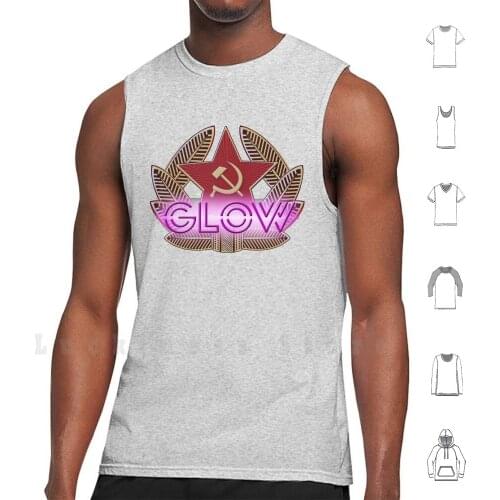 Glow Zoya tank tops vest 100% Cotton Zoya Zoya The Destroya Wrestling 80s Tv Series Netflix Urss Soviet Russia