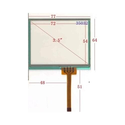 035032 New 3.5 inch 77*64 mm universal GPS learning machine industrial control terminal touch screen