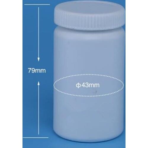 100pcs 65ml 75ml Empty PET bottle medicine Pill capsule container Food safety material NO437