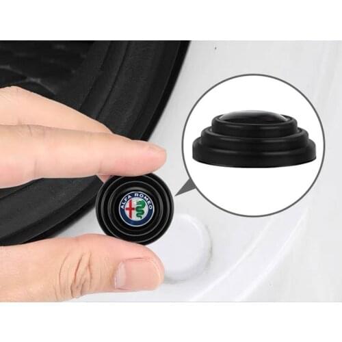 For Alfa Romeo 147 156 166 Giulietta Giulia Mito Spider Car Door Closing Shock Absorption And Anti-Collision Protection Sticker