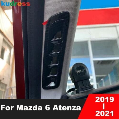 For Mazda 6 for Mazda6 Atenza 2019 2020 2021 Front A Pillar Air Condition Vent Outlet Cover Trim Interior Mouldings Accessories