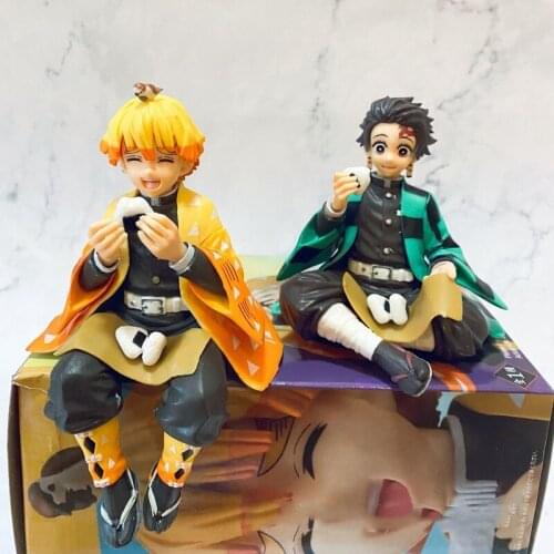 Demon Slayer Premium Chokonose Figure Rice Ball Kamado Tanjirou Agatsuma Zenitsu Hashibira Inosuke Tsuyuri Kanawo Action Figure