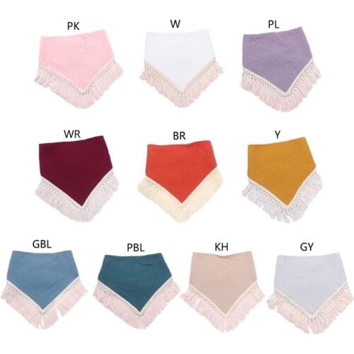 Cotton Gauze Baby Bibs Adjustable Triangle Newborns Saliva Towel Toddler Baby Boys Bib Burp Cloth Scarf