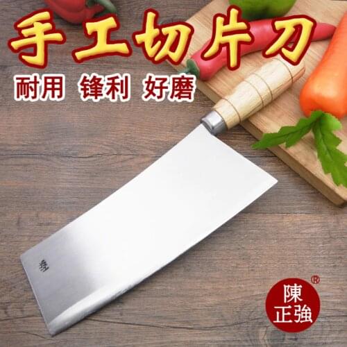 Handmade Stainless Steel Kitchen Chef Knife Vegetable Fruit Slicing Knife Multifunctional Cooking Knives Cleaver Square Cutter