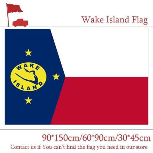 U.S. Wake Island Flag 30*45cm Car Flag 60*90cm 90*150cm 3x5ft Banner Metal Grommets