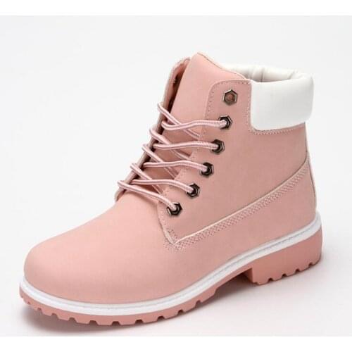 New Autumn Early Winter Shoes Women Flat Heel Boots Fashion Womens Boots Brand Woman Ankle Botas Hard Outsole M414