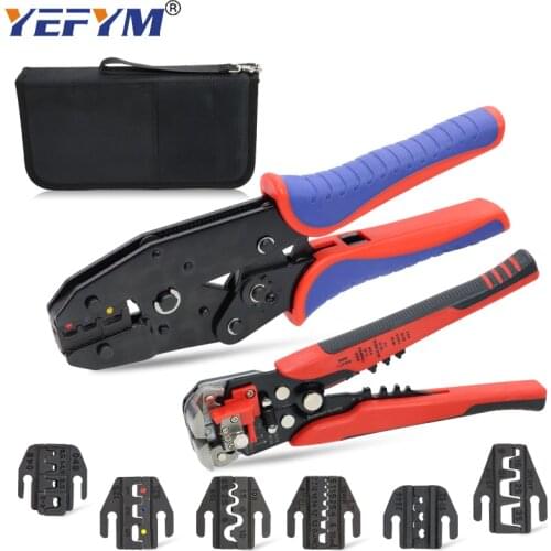 YEFYM YFX-03C Crimping Pliers with 6 jaw for more terminals Clamp Quick change of jaw Multifunctional Electrical portable tools