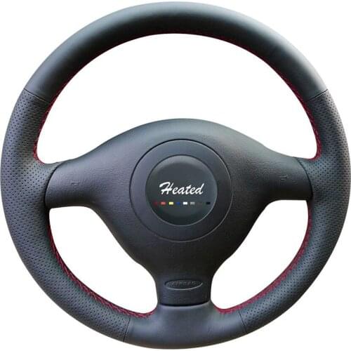 Steering Wheel Cover for Volkswagen VW Golf 4 Passat B5 1996-2003 Polo 1999-2002 Seat Leon 1999-2004 braid on the steering wheel