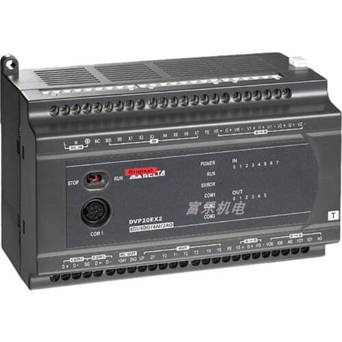 Original Delta DVP20ES200RE PLC ES2 Ethernet Host 12 Input 8 Relay Output
