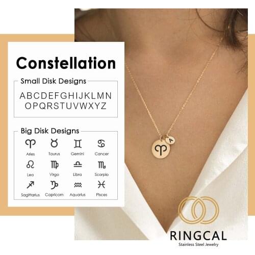 Женские кулоны знаки зодиака RINGCAL China At AliExpress