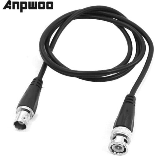 1M BNC Male to Female Plug CCTV Extension Coaxial Line Cable Male to Male Security Monitoring 0.5m 2m 3m 5m 3.3ft Long Black