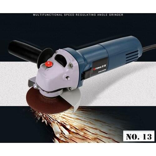 9300E Angle Grinder Electric Variable Speed Electric Grinder Wheel Cut-off Tool for Grinding or Cutting Metal 4-1/2" 880W Power