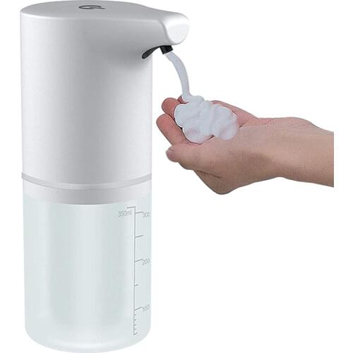 USB Rechargeable Touchless Automatic Foam Soap Dispenser Touch-Free Sensor 350ml USB Charging Hand Wash Foaming Liquid Wahser
