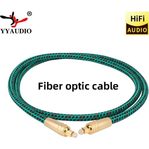 YYAUDIO LITON Hifi Optical Fiber Cables Professional 5.1 for DAC / Digital Interface 1m 1.5m 2m 3m 5m
