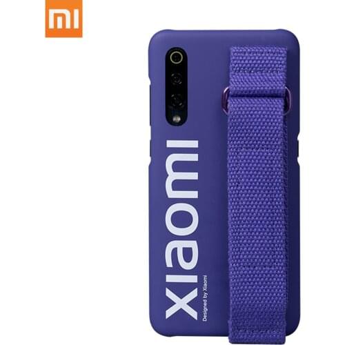 Xiaomi Phone Protective Case for Xiaomi 9 Hip Hop Style Slim Phone Cover Fashionable Phone Shell PC With Wrist Strap