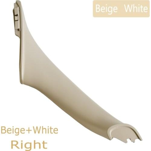 1PC For BMW F11 LCI 530d 530dx 2012-2017 Beige Black Car left right inside Interior Handle Inner Door Panel Pull Trim Cover