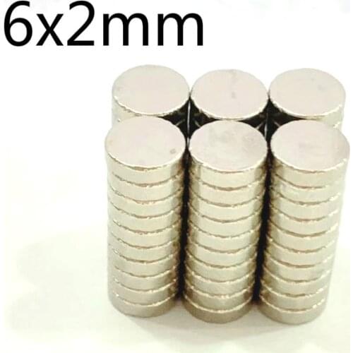 50/100pcs 6x2mm Magnet Small Round Magnet Strong magnets Rare Earth Neodymium Magnet