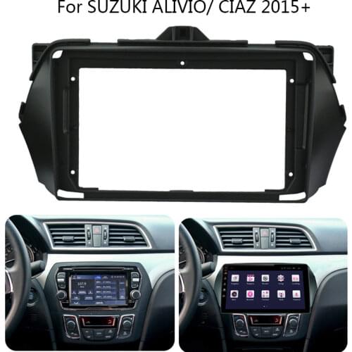 9 inch Car Audio Fascia For SUZUKI ALIVIO/ CIAZ 2015 Dashboard Install Refitting Panel Trim Frame Kit